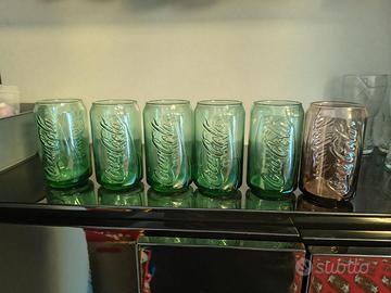 Bicchieri coca cola e Simpson vintage