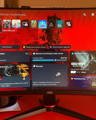 Monitor AOC 24’ curve 165Hz