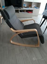 Poltrona a dondolo relax ergonomica