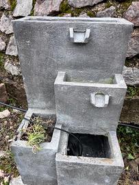 Fontana con ricircolo acqua