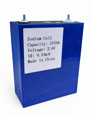 Cella al sodio (Na-ion) 210Ah 2,6V – prismatica –