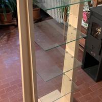 Scaffale espositore in legno