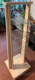 Scaffale espositore in legno