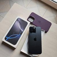 iPhone 16 pro max 256GB black batteria 89%