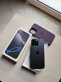 iPhone 16 pro max 256GB black batteria 89%