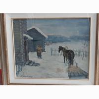 Quadro russo di paesaggio