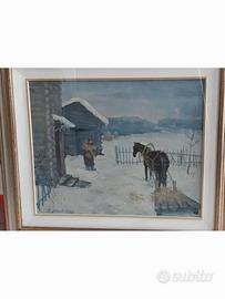 Quadro russo di paesaggio