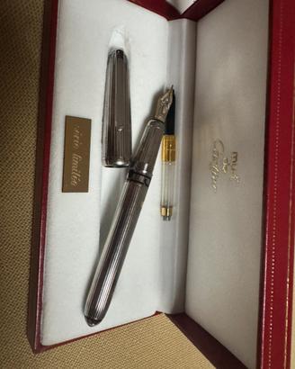 Stilografica Cartier argento