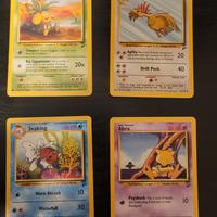 Lotto di 9 carte Set base 2 NM Near mint