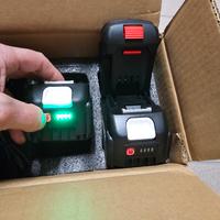 Kit 2 batterie con adattatore per atrezzi Parkside