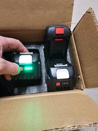 Kit 2 batterie con adattatore per atrezzi Parkside