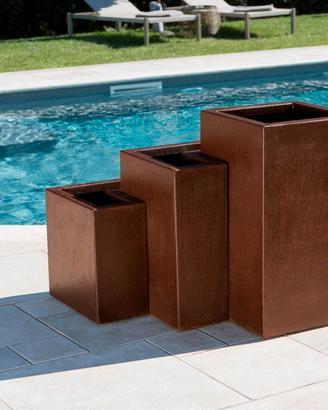 FIORIERE IN CORTEN DINAMICA DESIGN