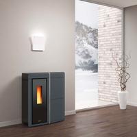 Termostufa a pellet ermetica ventilata slim EVELYN