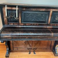 Pianoforte verticale antico A. WILSON-PECK & C.