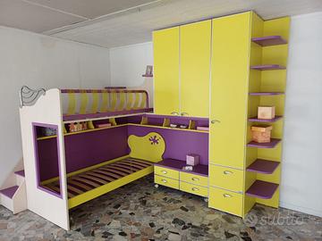 CAMERA BIMBI A PONTE GIALLO/VIOLA ( NUOVA DI ESPOS