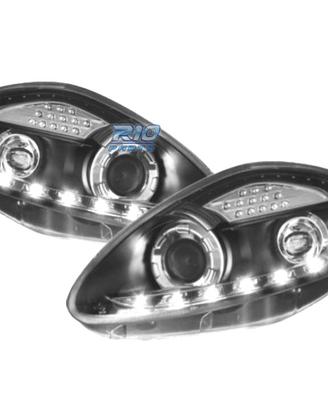 FARI FIAT GRANDE PUNTO 05-08 LUCE DIURNA FONDO NER