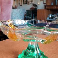 Splendida Alzata Vetro Artistico Walther Glas 