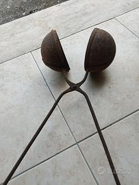 Antico tosta caffè in ferro 