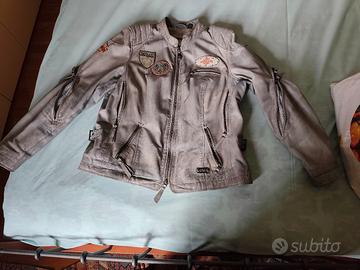 giacca Harley donna vera pelle 