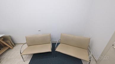 Divanetto doppia seduta pelle