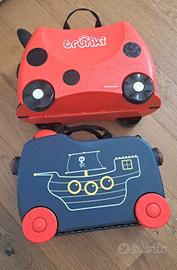 valigia trolley cavalcabile bambino

