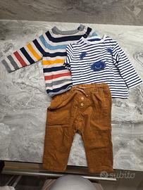Completo: Pantalone, t-shirt e maglioncino bimbo
