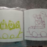 Applique luci-lampade cameretta