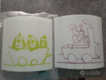 Applique luci-lampade cameretta