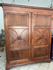 Armadio fine 1800 tutto originale due ante robusto