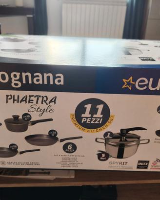 kit Pentola pressione + padelle Tognana NUOVO  