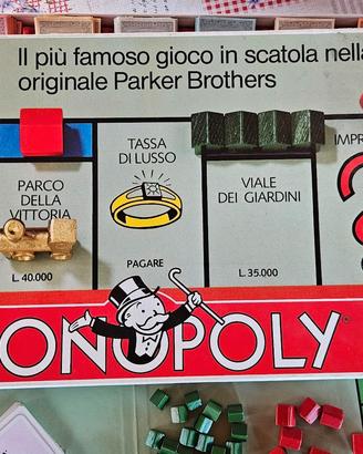 MONOPOLI VINTAGE 50° ANNIVERSARIO DEL 1985 PARKER