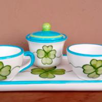 Set tazzine in ceramica vietrese