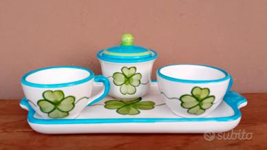 Set tazzine in ceramica vietrese