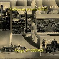 Cartolina n.42 - Roma monumenti vari