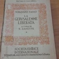 Libro "La Gerusalemme liberata" edizione 1937