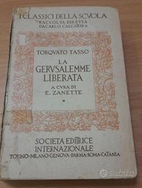 Libro "La Gerusalemme liberata" edizione 1937