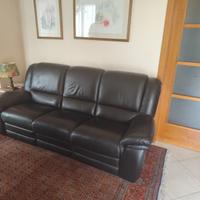divano pelle vera chateaux d'ax pari a nuovo