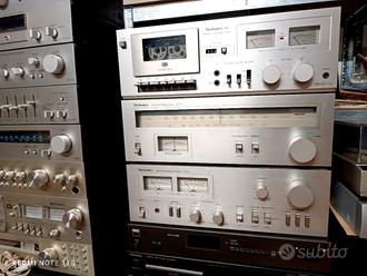 Amplificatore Con Vu-Meter Technics+Tuner+Radio  			