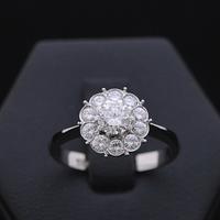 ANELLO ORCHID IN ORO BIANCO 18 KT BRILLANTI 0.76CT