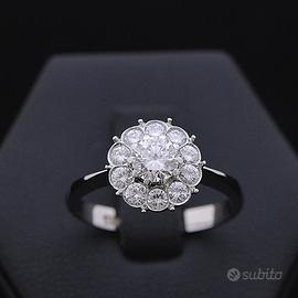 ANELLO ORCHID IN ORO BIANCO 18 KT BRILLANTI 0.76CT