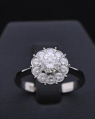 ANELLO ORCHID IN ORO BIANCO 18 KT BRILLANTI 0.76CT