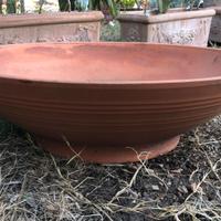 vasi di terracotta da giardino , ciotola tonda 