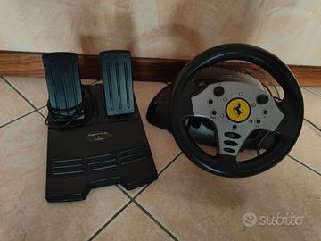 Volante Ferrari più pedali PS2 PS1 e compatibili