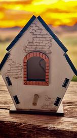 Casetta per uccelli esotici