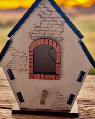 Casetta per uccelli esotici