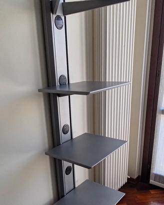 TOTEM porta TV in metallo, altezza colonna cm 170