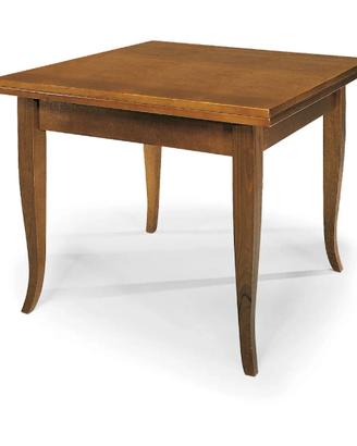 Tavolo legno allungabile a libro 90x90cm