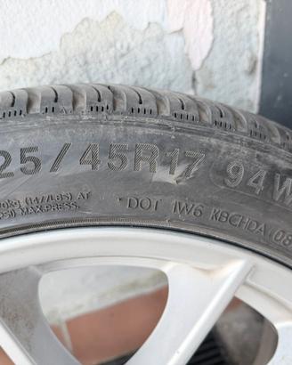 Cerchi in lega da 17’’ con gomme comprese