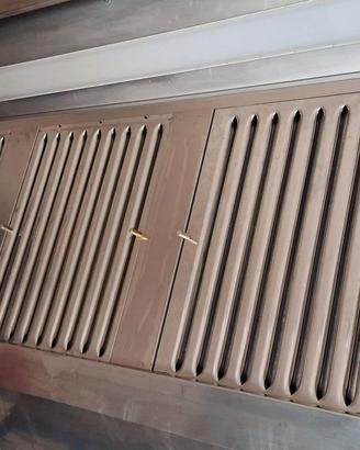 cappa inox professionale con motore