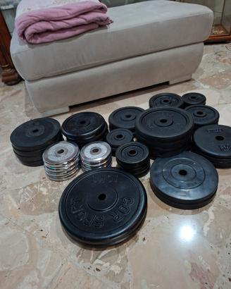 Pesi in ghisa e in ghisa gommata